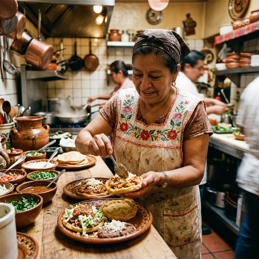 Chef plating sopes