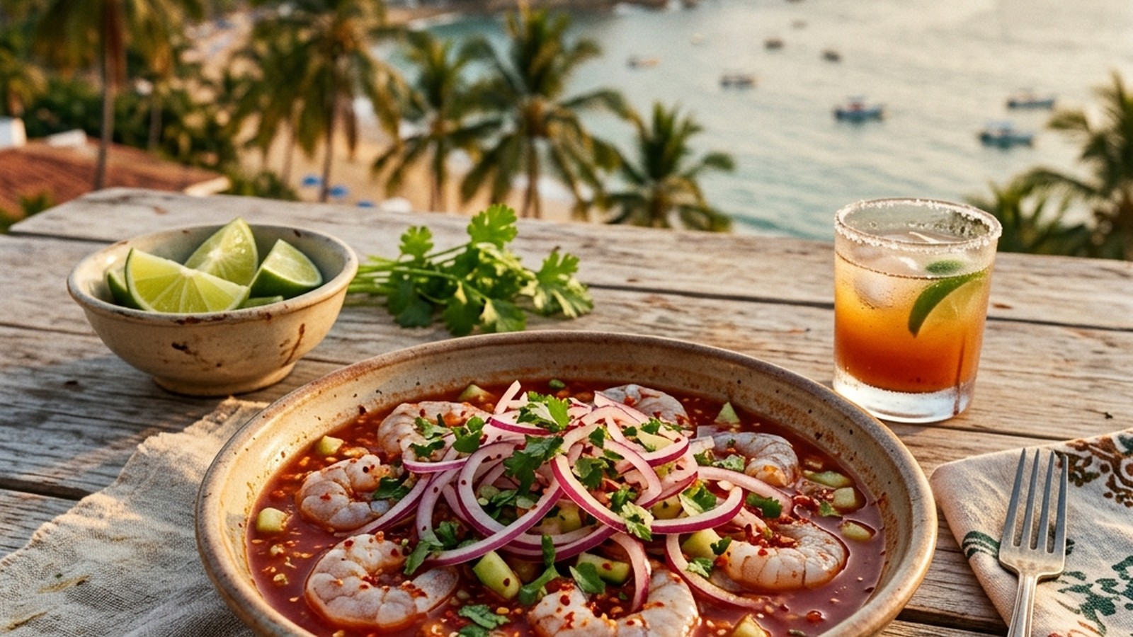 Aguachile Rojo de Camarón (Sinaloa Style)