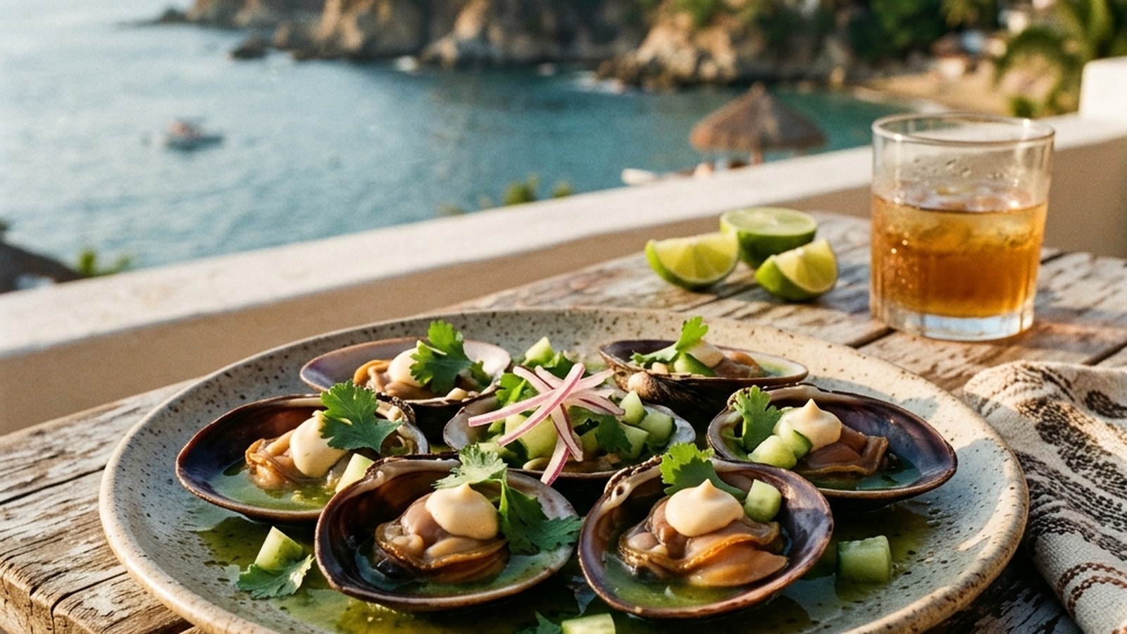 Almeja Chocolata en Aguachile