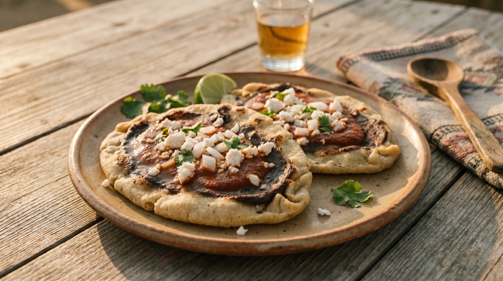 Oaxacan Memelas with Asiento