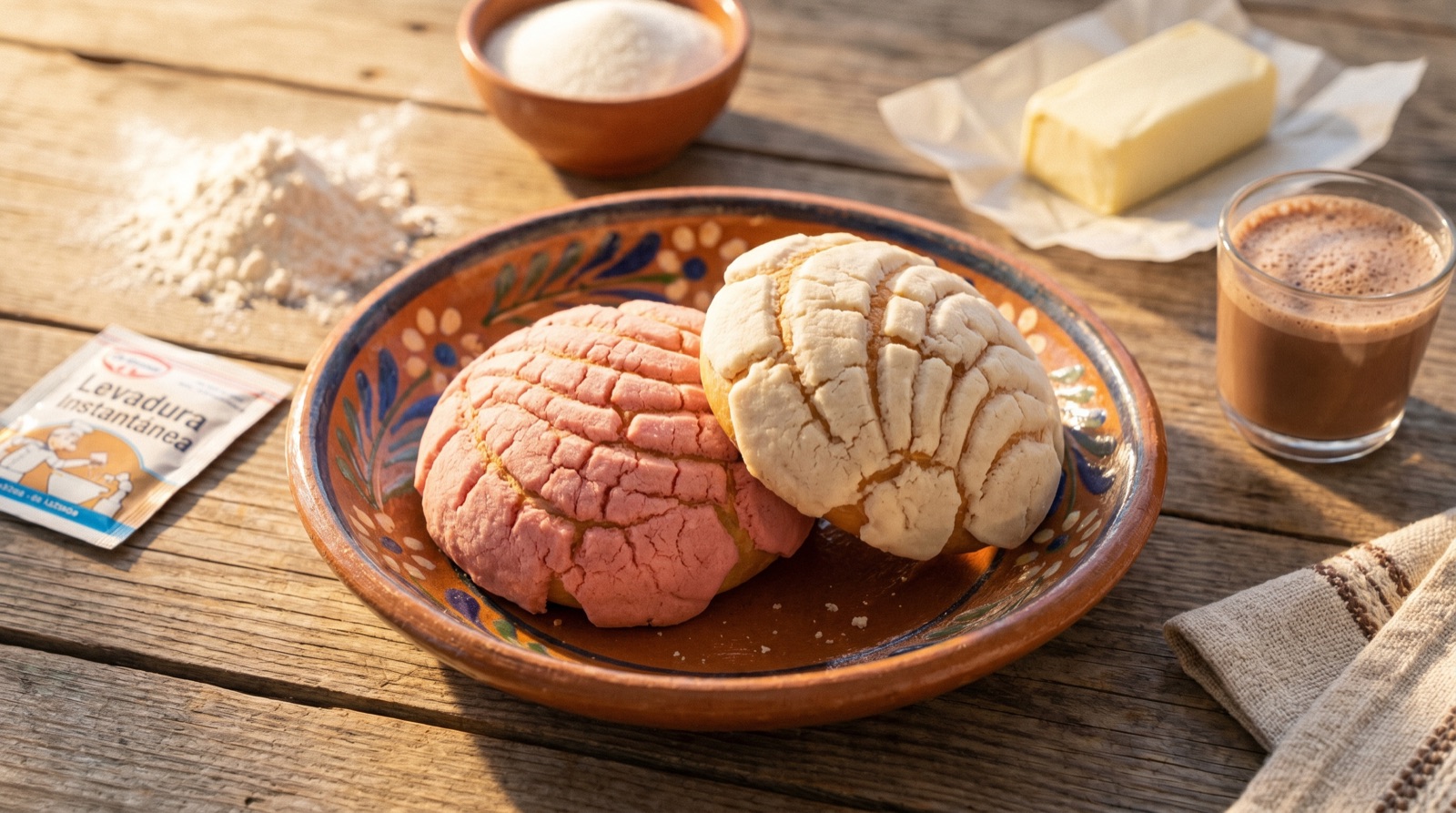 Conchas Mexican Sweet Bread