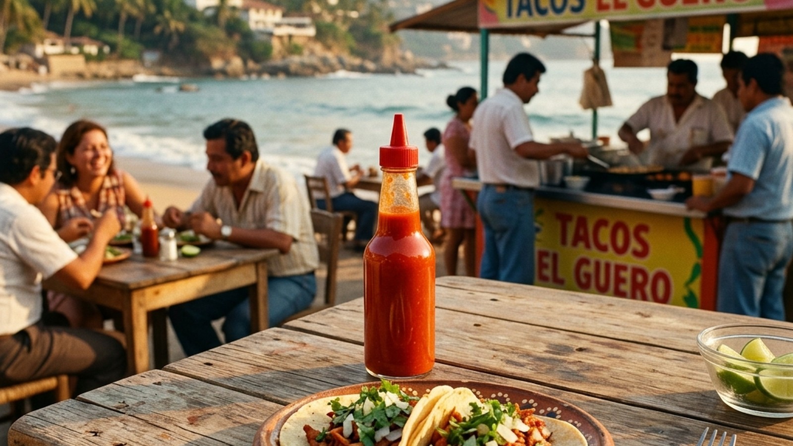 Salsa Taquera de Chile de Arbol (Taco-Stand Chile de Arbol Salsa)