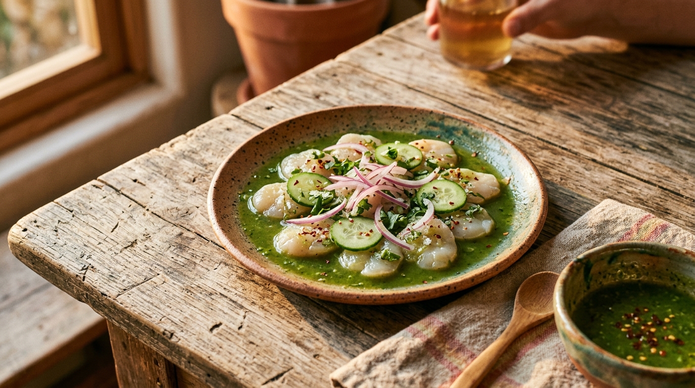 Aguachiles de Callo de Hacha