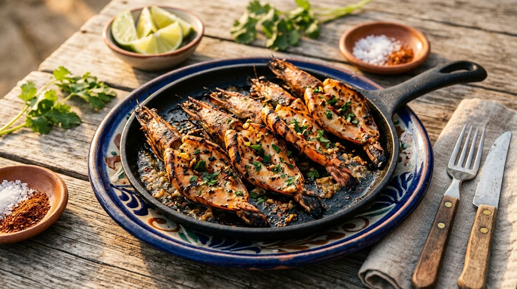 Cuchupetas Style Shrimp