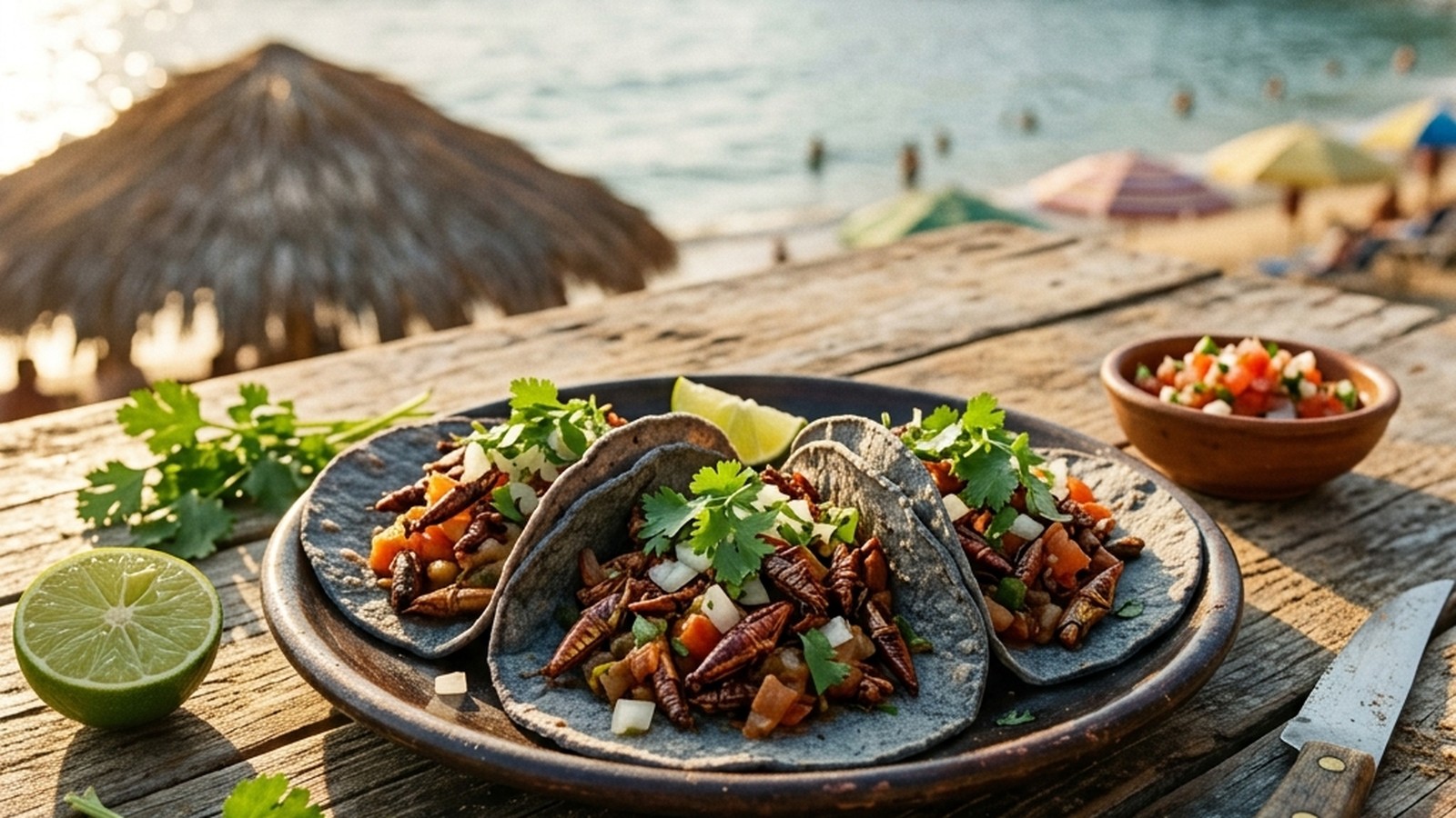 Tacos de Chapulines
