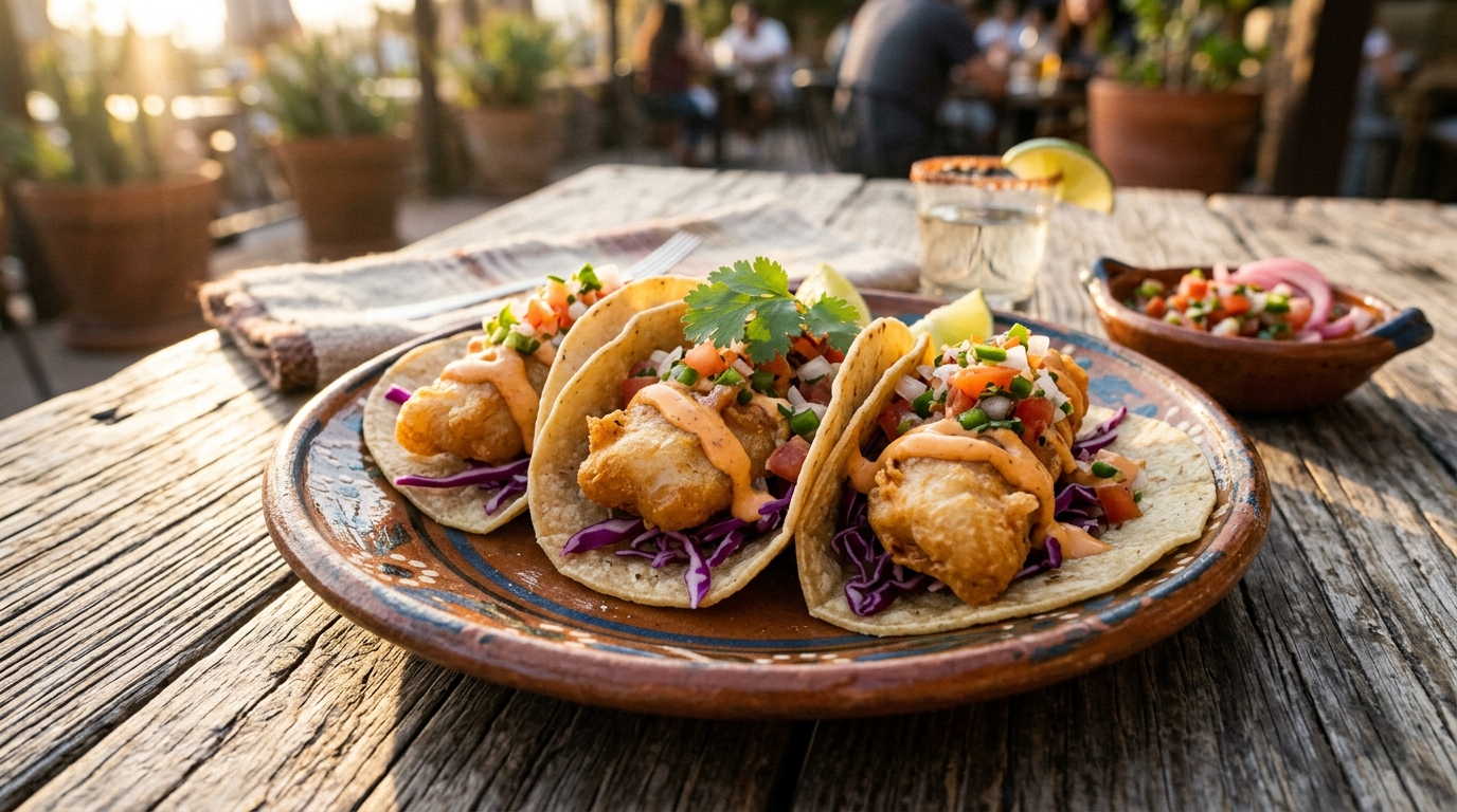 Tacos de Pescado Estilo Ensenada