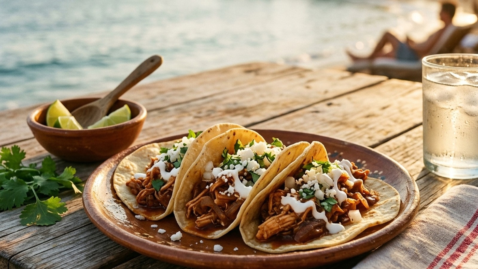 Tacos de Tinga de Pollo