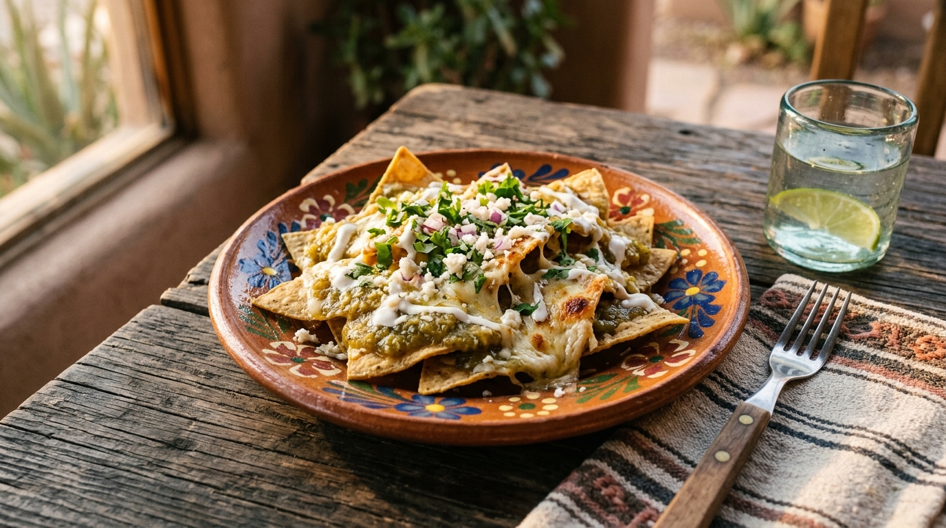 Cheese-Stuffed Chilaquiles