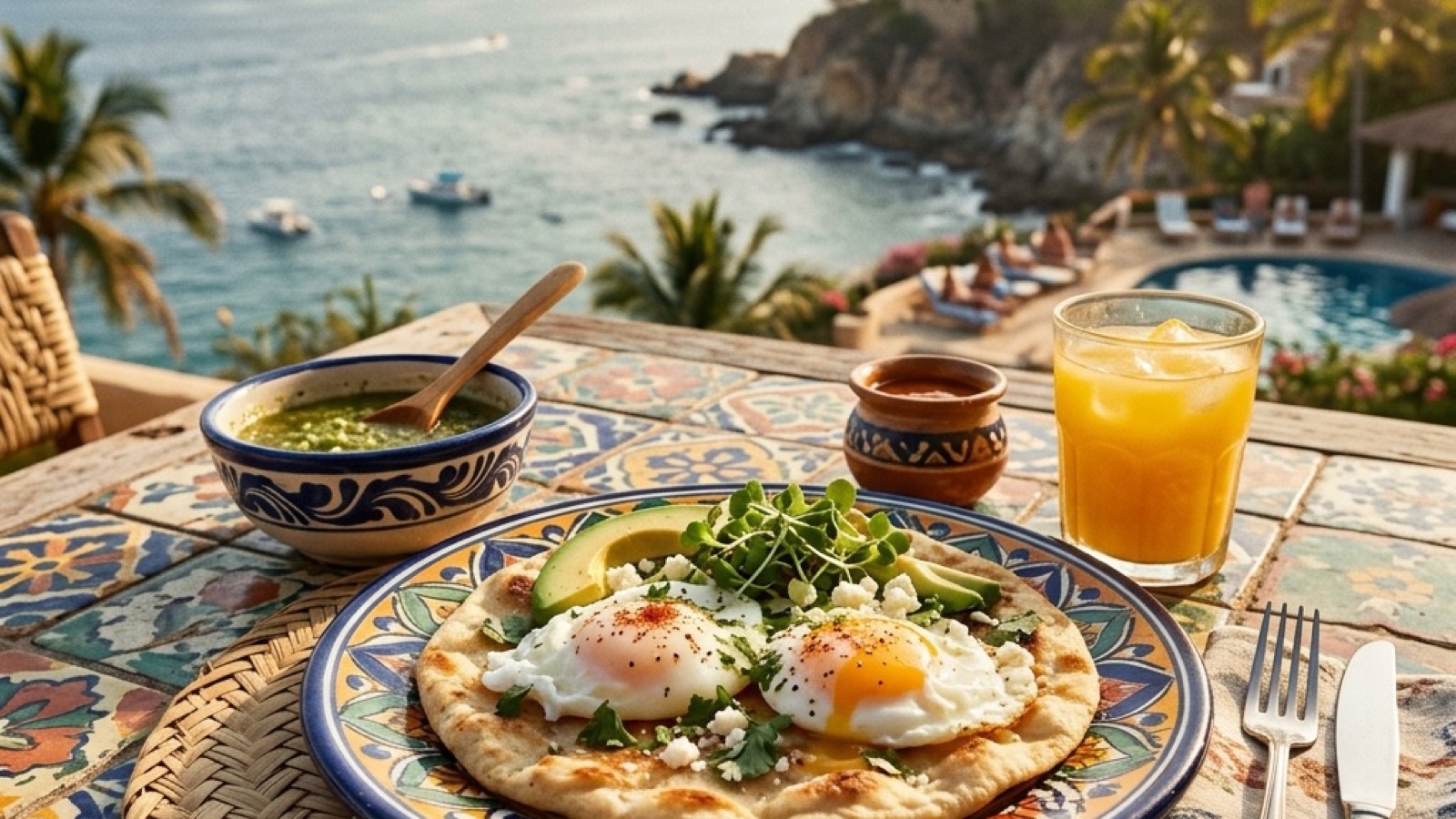 Flatbread with Poached Egg